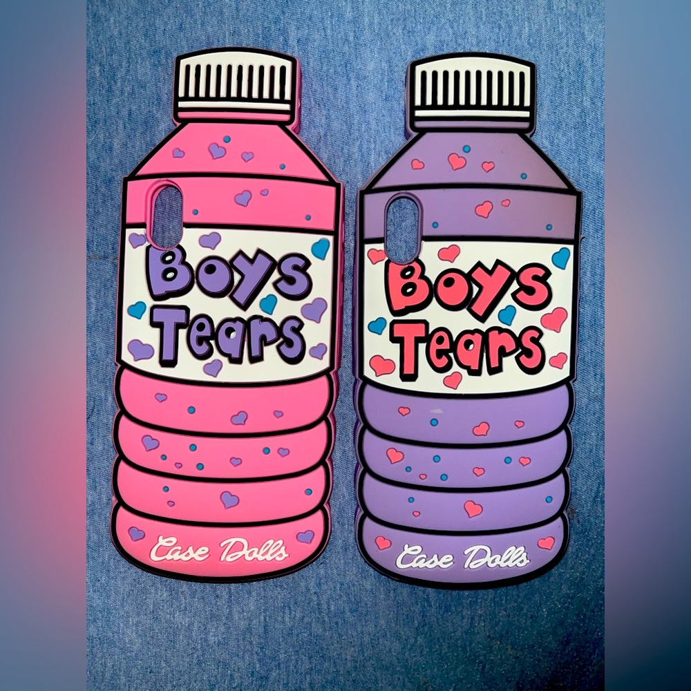🎉HOST PICK🎉 Case Dolls ‘Boys Tears’ iPhone XS Max Bottle Case- *NEVER USED*